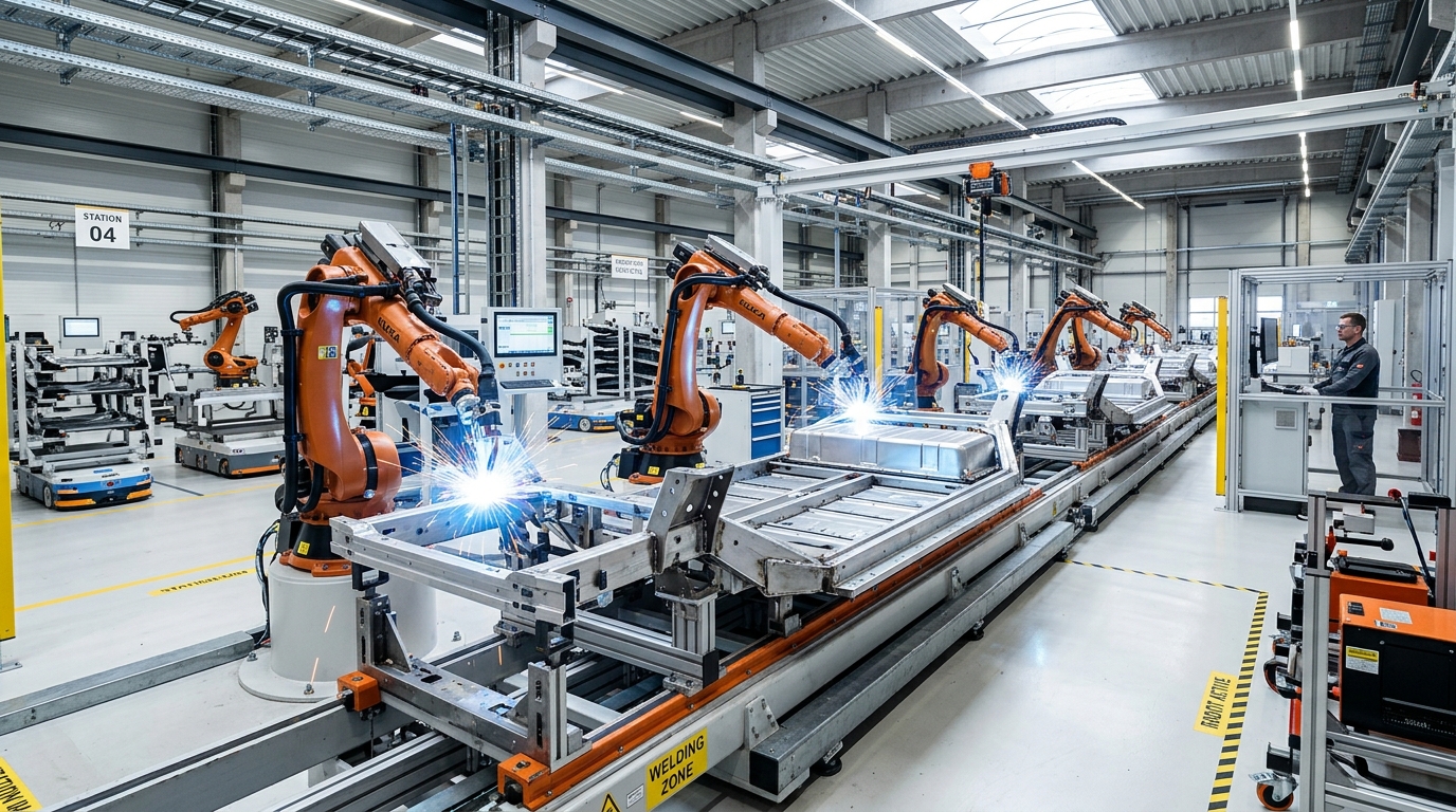 Otomotiv Fabrikası Otomasyonu